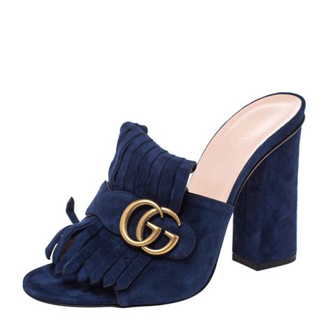 gucci marmont navy blue|gucci gg marmont.